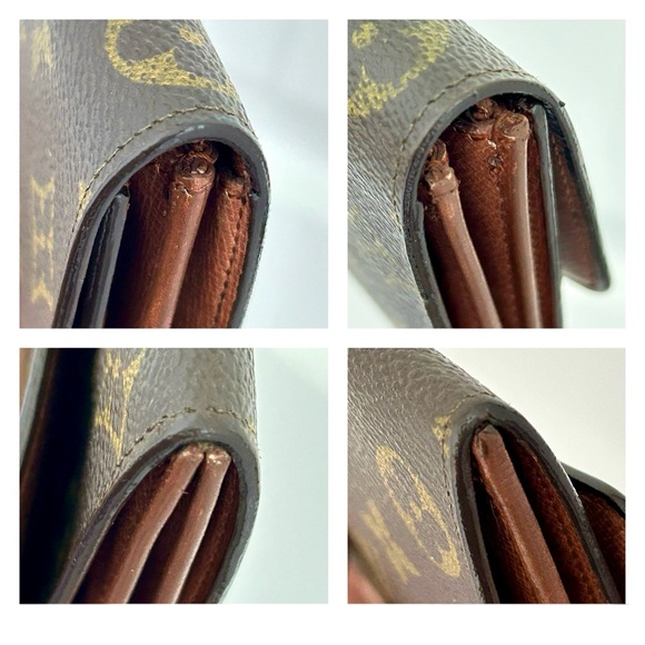 Vintage LOUIS VUITTON Monogram Canvas Sarah Women’s Long Wallet Brown Pr… - Picture 10 of 16